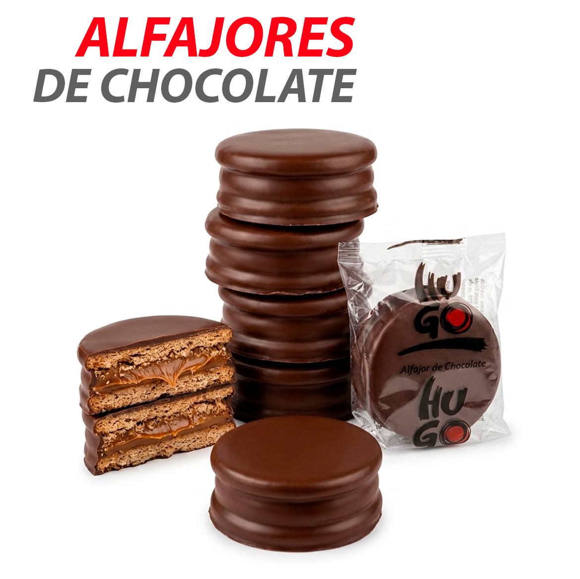 Alfajor Hugo de Chocolate
