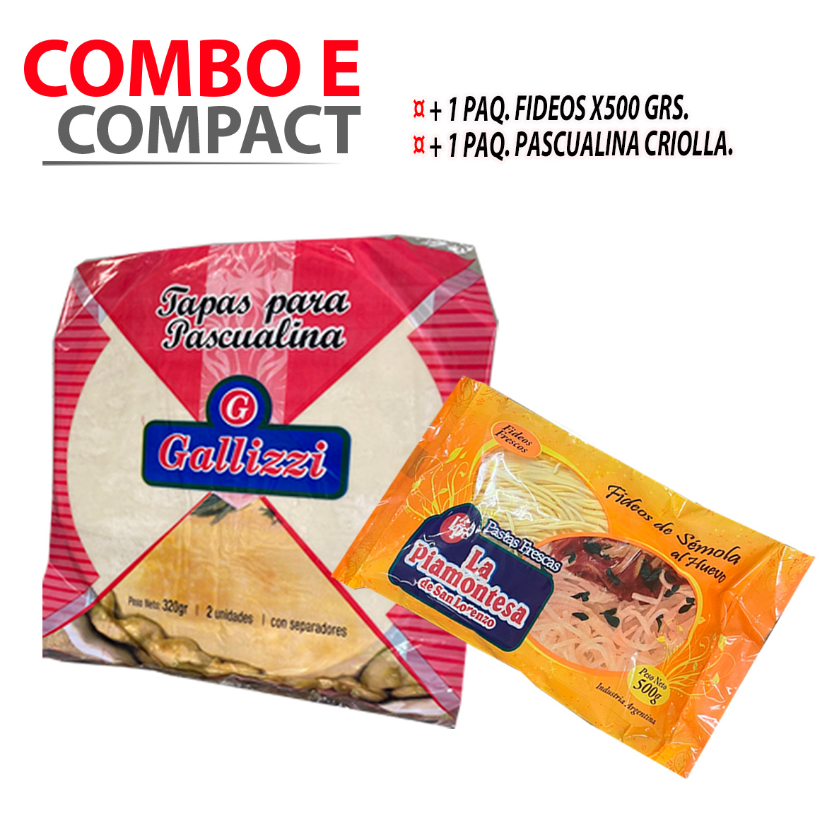 Combo E Compact de pastas